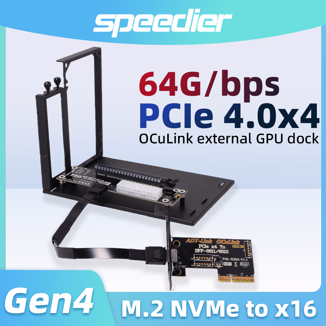 OCuLink eGPU Dock PCIe 5.0 x4  - Oculink Egpu Mini Pc ulasan dan harga