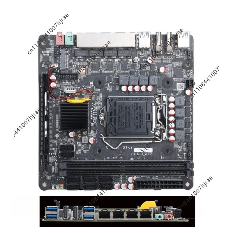 Mini ITX C246 NAS Motherboard  - Nas Motherboard 8 Sata Mini Itx ulasan dan harga